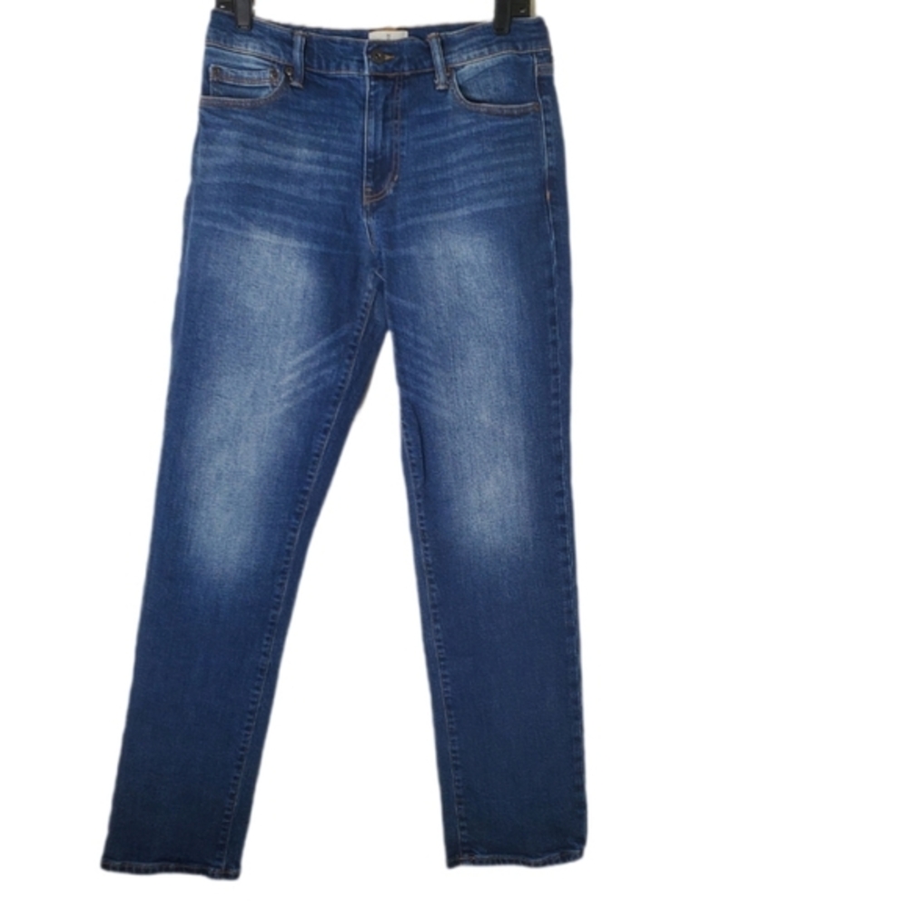Mutual Weave Men's 30x32‎ Straight Leg Jeans In Stretch Denim